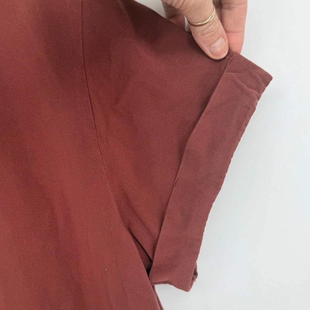 Short Sleeve Flowy T-shirt Dress with Pockets
